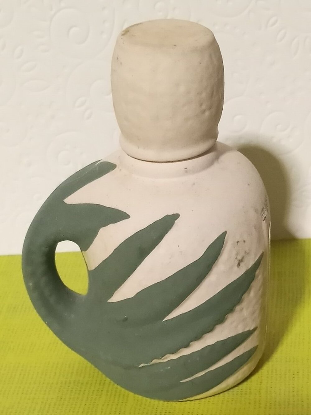 Vintage Ceramic Bottle (empty) TENOCH